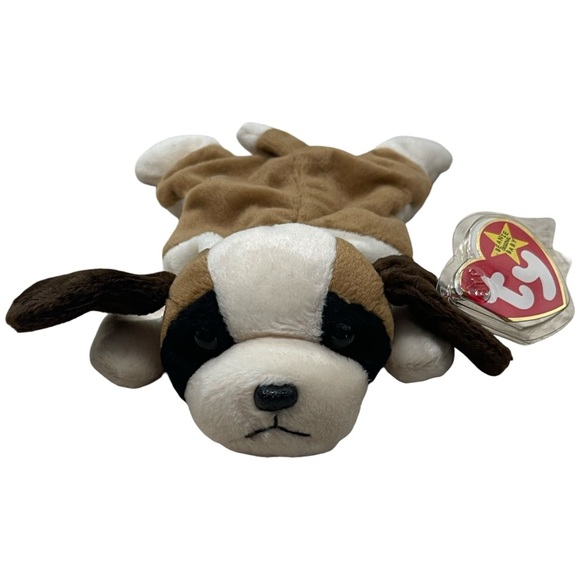 Ty Beanie Baby Bernie The Dog Style 4109-DOB 10-3-1996 - Picture 1 of 7